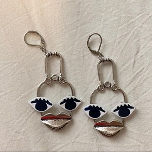 Face Drop Earrings